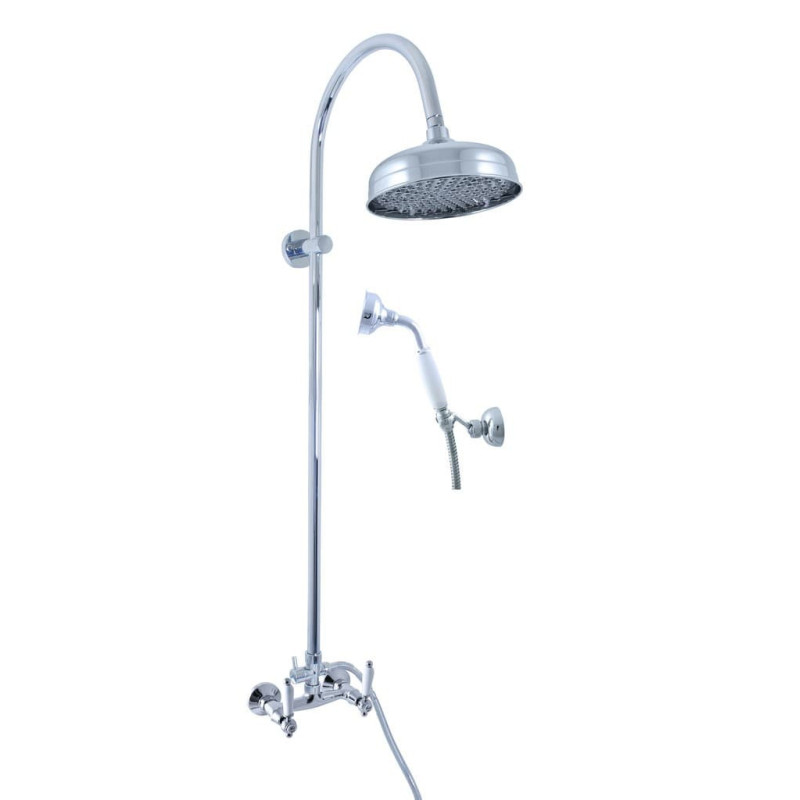 Sprchový systém RAV SLEZÁK Morava s kohoutkovou baterií chrom MK581.5/3