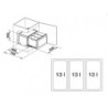 Odpadkový koš, sorter vestavný Blanco 39 l šedá 517469