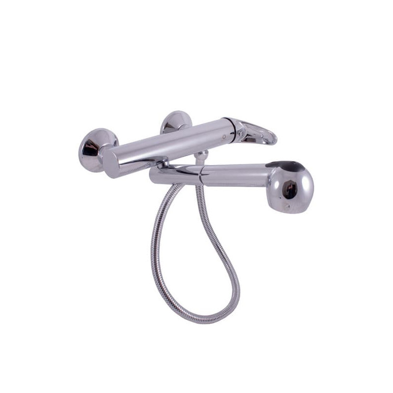 Dřezová baterie RAV SLEZÁK s vytahovací sprškou 100 mm chrom S303.0