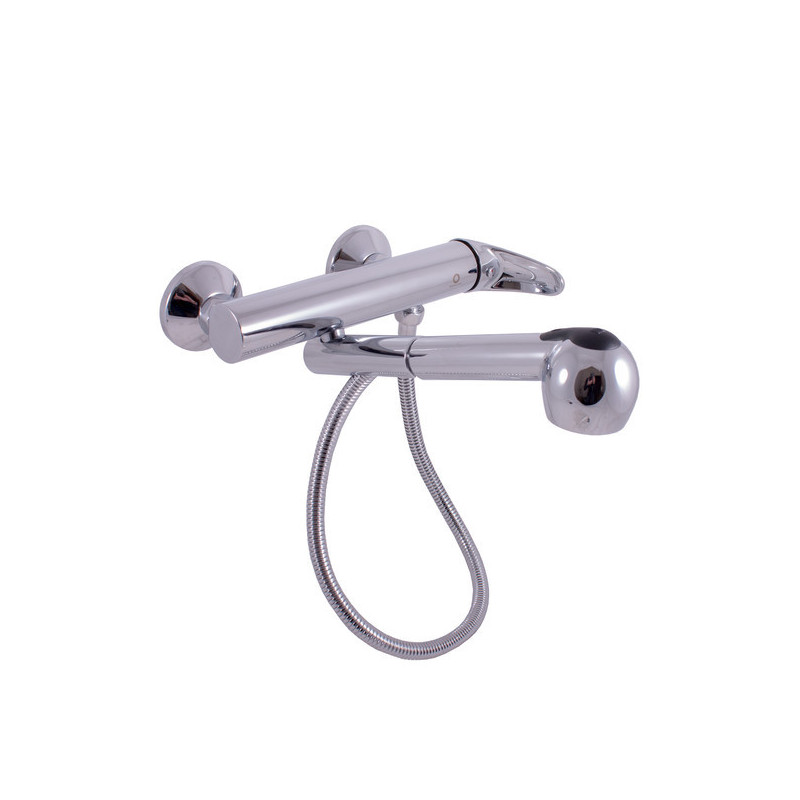 Dřezová baterie RAV SLEZÁK s vytahovací sprškou 150 mm chrom S503.5