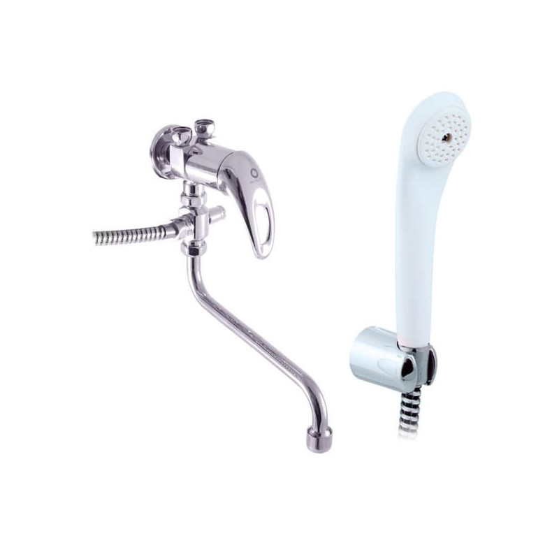 Vanová baterie RAV SLEZÁK se sprchovým setem chrom E056/1P