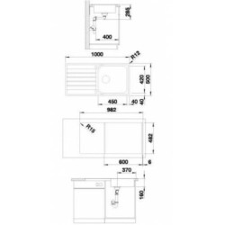 Dřez Blanco Livit XL 6 S nerez kartáčovaný 518519