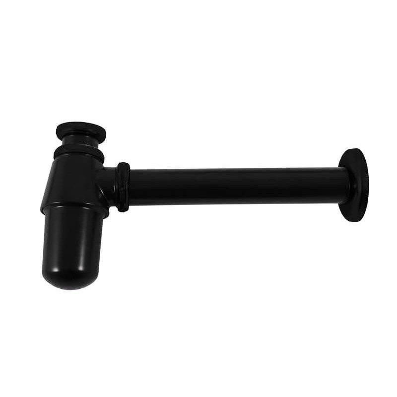 Sifon k umyvadlu 5/4 RAV Slezák černá matná mosaz MD0545CMAT