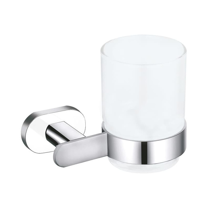 Držák kartáčků RAV SLEZÁK chrom/bílá YUA0201CB