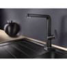 Dřezová baterie Blanco Avona-S s vytahovací sprškou černá 526170