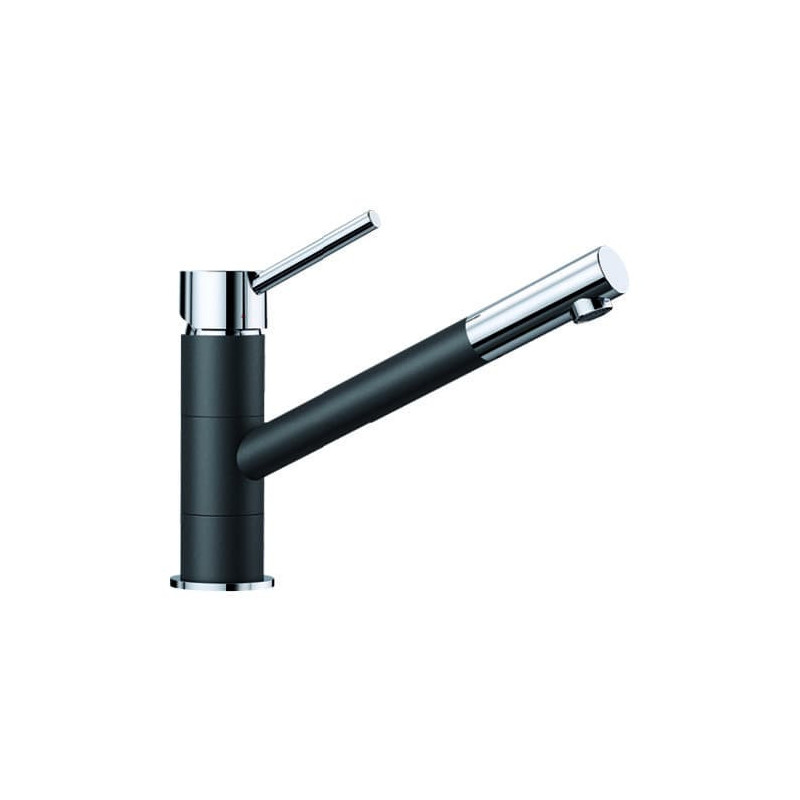 Dřezová baterie Blanco Kano černá,chrom 526175