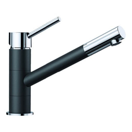 Dřezová baterie Blanco Kano černá,chrom 526175