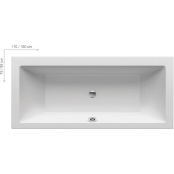 Obdélníková vana Ravak Formy 180x80 cm akrylát levá i pravá C881300000