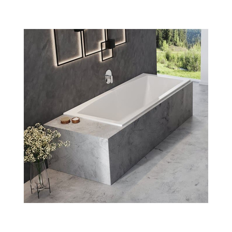 Obdélníková vana Ravak Formy 180x80 cm akrylát levá i pravá C891300000