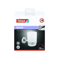 Držák skleničky a kartáčků Tesa Moon kartáčovaná ocel 40312-00000-00