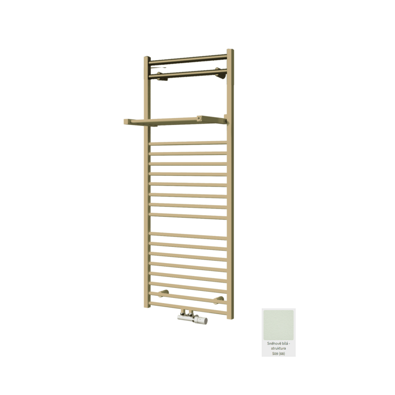 Radiátor ISAN Flexi 155,5x60 cm bílá struktura DFLE15550600SBSS