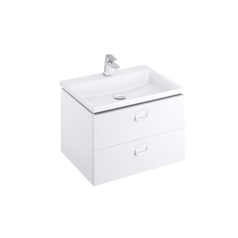 Koupelnová skříňka pod desku Ravak Comfort 80x50x46 cm Bílá lesk X000001378
