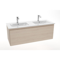 Nábytkové dvojumyvadlo Naturel Modena 121x46 cm dva otvory pro baterii M2N12046