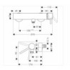 Sprchová baterie Hansgrohe Axor Starck bez sprchového setu 150 mm chrom 10611000