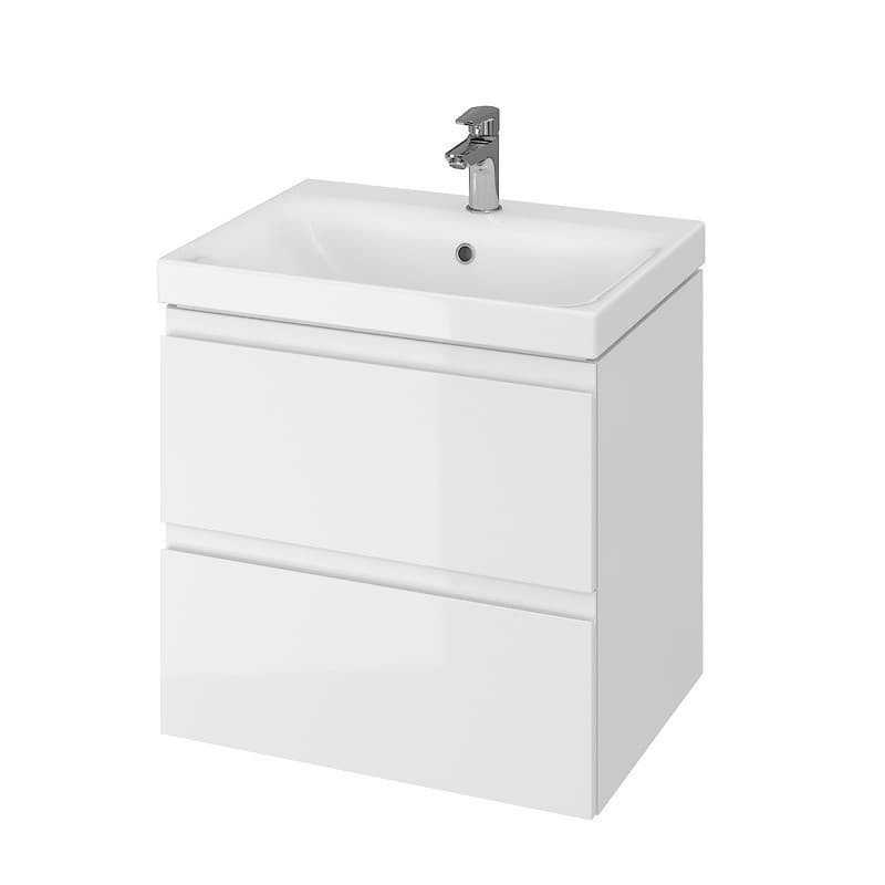 Koupelnová skříňka pod umyvadlo Cersanit MODUO 59,5x57x44,7 cm bílá lesk S929-010