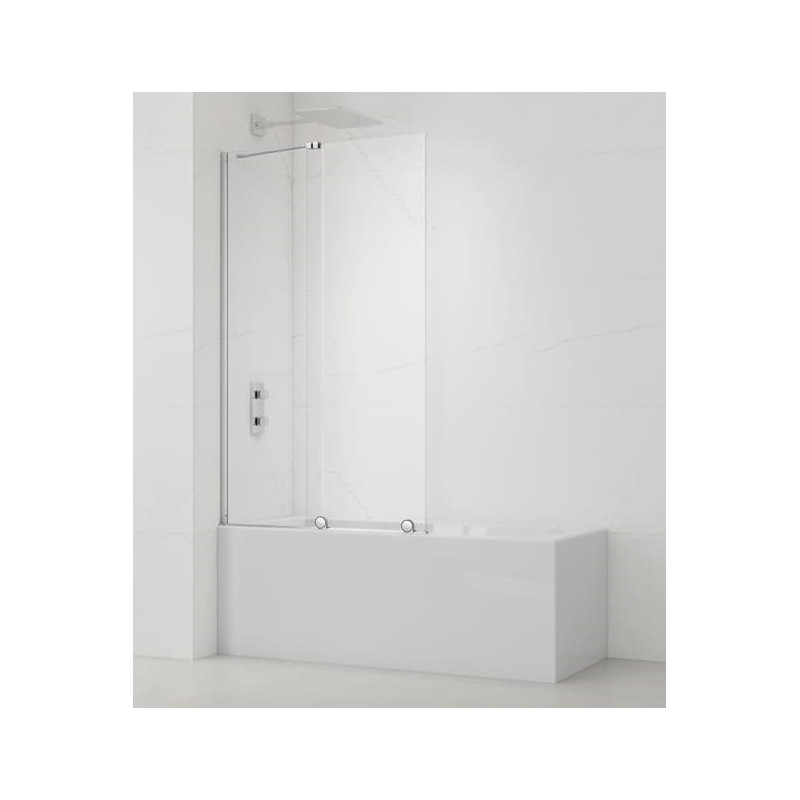 Vanová zástěna SAT Walk-In Xmotion 150x117,5 cm chrom SATWIXMVZ150