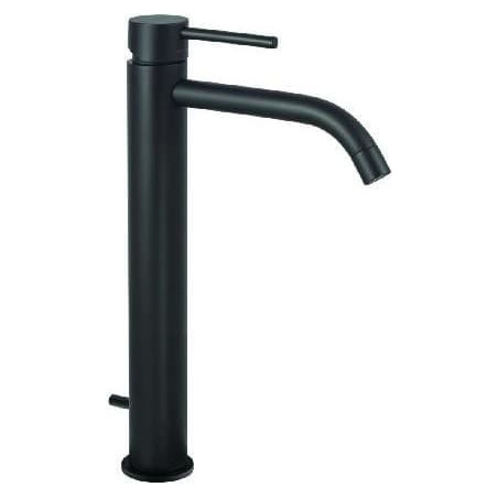 Vysoká umyvadlová baterie Paffoni Light s výpustí černý mat LIG085NO