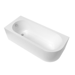 Asymetrická vana Laguna Rajka 170x72,5 cm akrylát levá SIKOVRAJ170L
