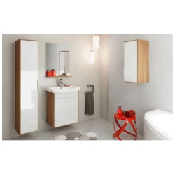 Umyvadlo Cersanit Carina 55x40 cm otvor pro baterii uprostřed K31-005