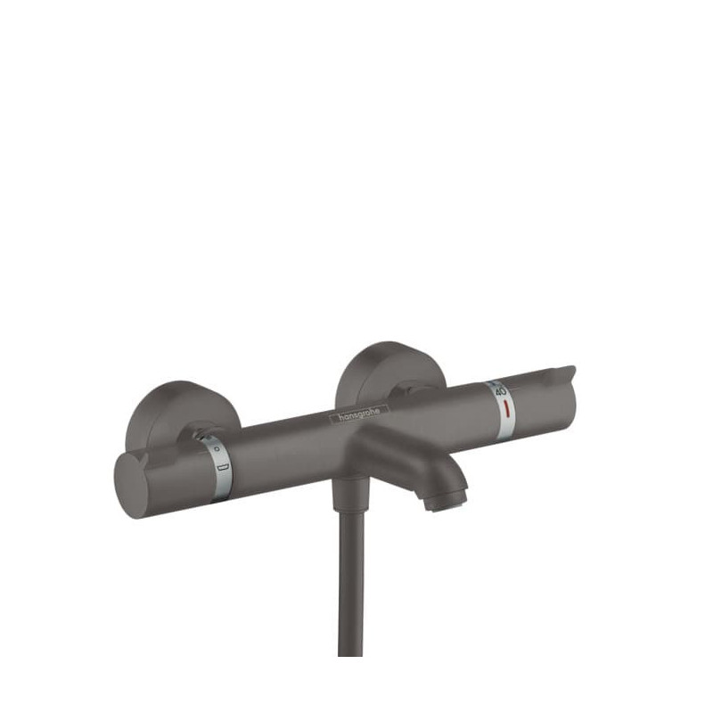 Vanová baterie Hansgrohe Ecostat bez sprchového setu 150 mm kartáčovaný černý chrom 13114340