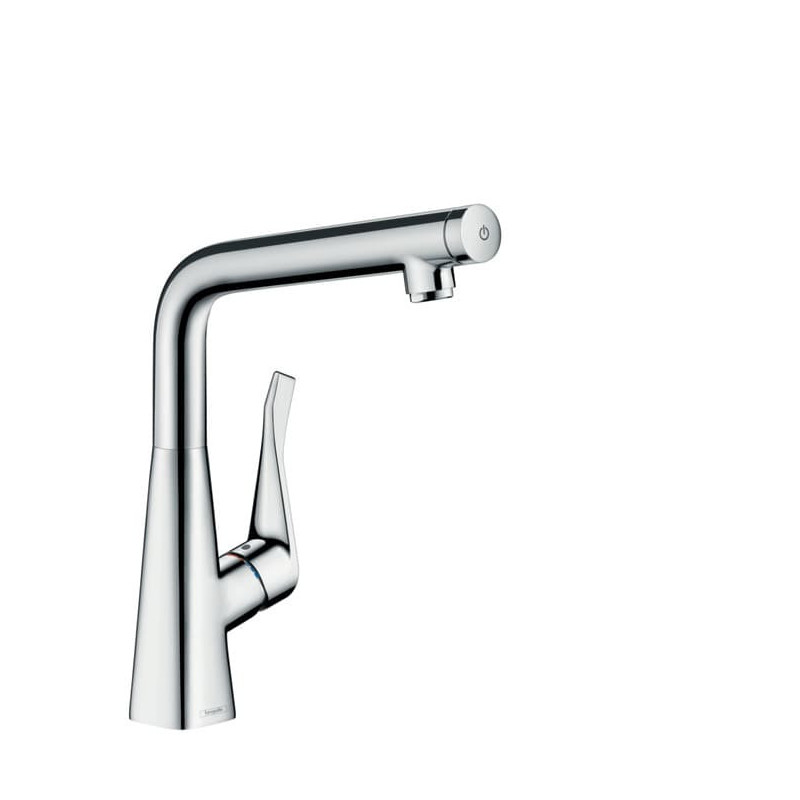 Dřezová baterie Hansgrohe Metris s otočným ramínkem chrom 14785000