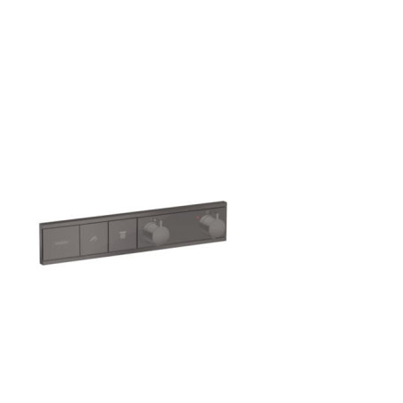 Sprchová a vanová baterie Hansgrohe Rainselect bez podomítkového tělesa kartáčovaný černý chrom 15380340
