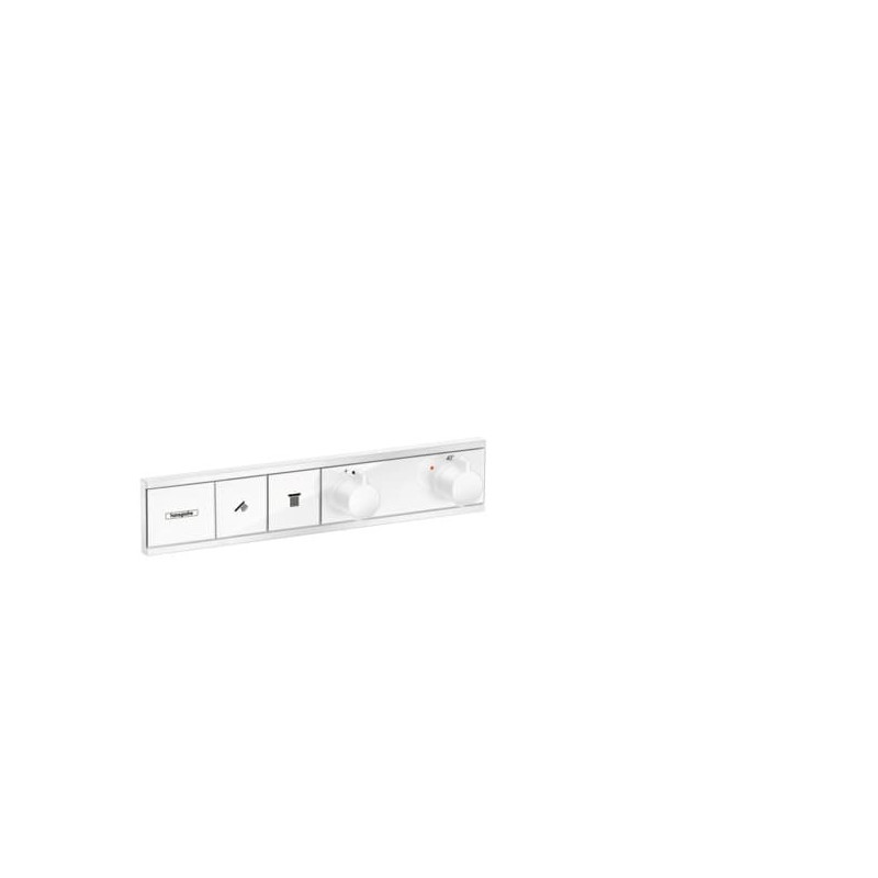 Sprchová a vanová baterie Hansgrohe Rainselect bez podomítkového tělesa matná bílá 15380700