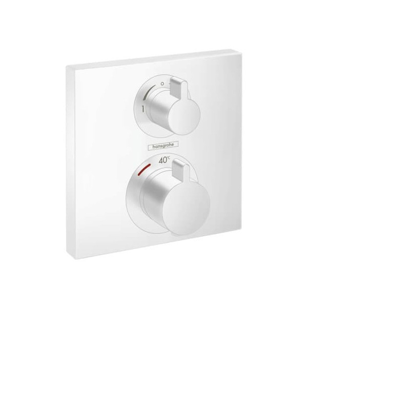 Sprchová a vanová baterie Hansgrohe Ecostat bez podomítkového tělesa matná bílá 15714700