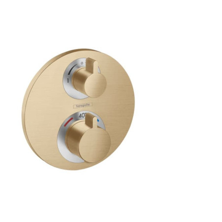 Sprchová a vanová baterie Hansgrohe Ecostat bez podomítkového tělesa kartáčovaný bronz 15758140
