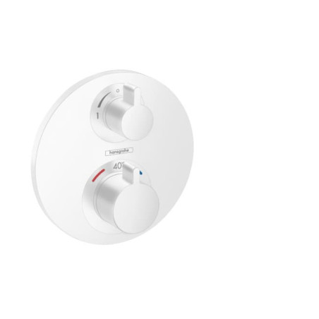 Sprchová a vanová baterie Hansgrohe Ecostat bez podomítkového tělesa matná bílá 15758700