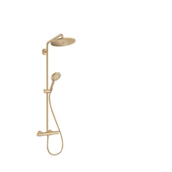 Sprchový systém Hansgrohe Croma-Select s termostatickou baterií kartáčovaný bronz 26891140