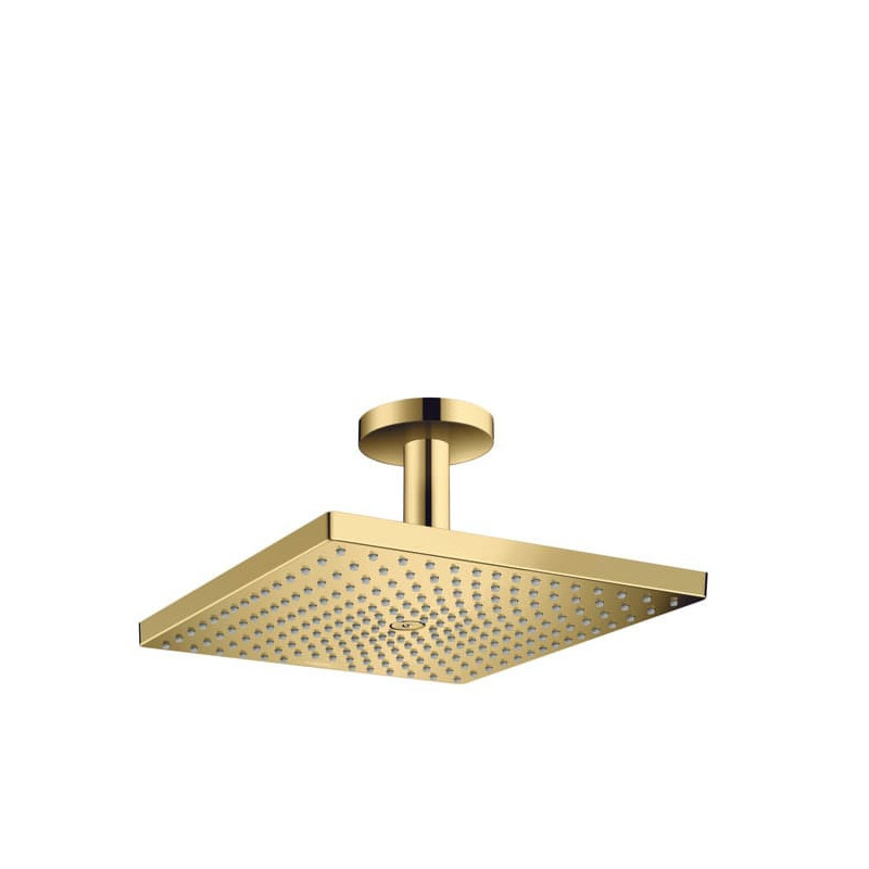 Hlavová sprcha Hansgrohe Raindance strop včetně sprchového ramena leštěný vzhled zlata 26250990