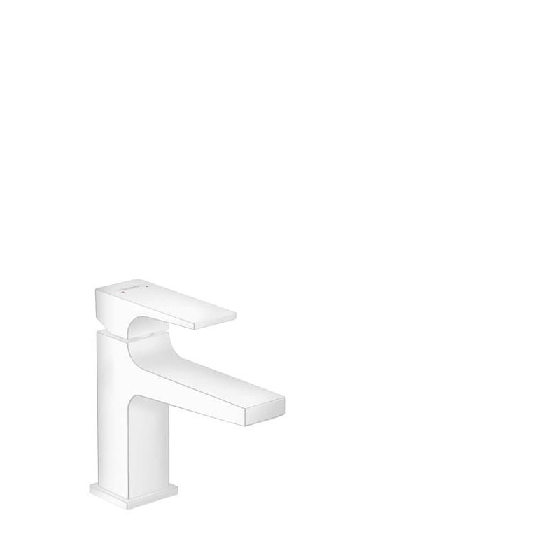 Umyvadlová baterie Hansgrohe Metropol s clic-clacem matná bílá 32500700