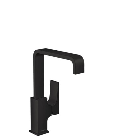 Umyvadlová baterie Hansgrohe Metropol s clic-clacem matná černá 32511670