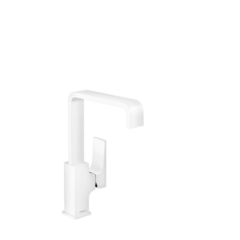 Umyvadlová baterie Hansgrohe Metropol s clic-clacem matná bílá 32511700