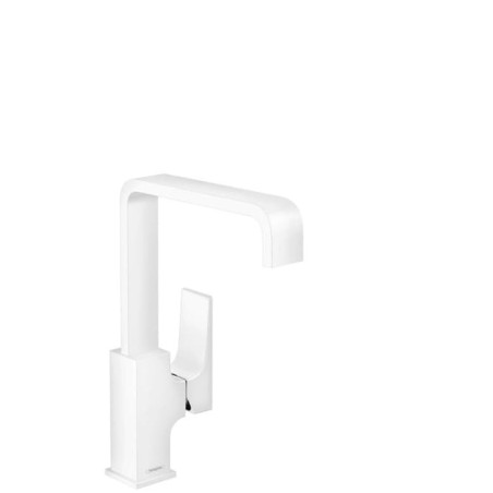 Umyvadlová baterie Hansgrohe Metropol s clic-clacem matná bílá 32511700