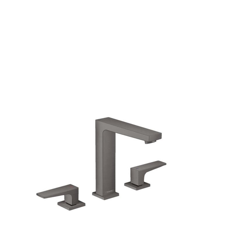 Umyvadlová baterie Hansgrohe Metropol s clic-clacem kartáčovaný černý chrom 32515340