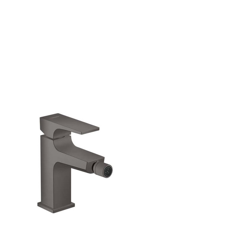 Bidetová baterie Hansgrohe Metropol s clic-clacem kartáčovaný černý chrom 32520340
