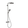 Sprchový systém Hansgrohe Raindance-Select s termostatickou baterií kartáčovaný černý chrom 27633340