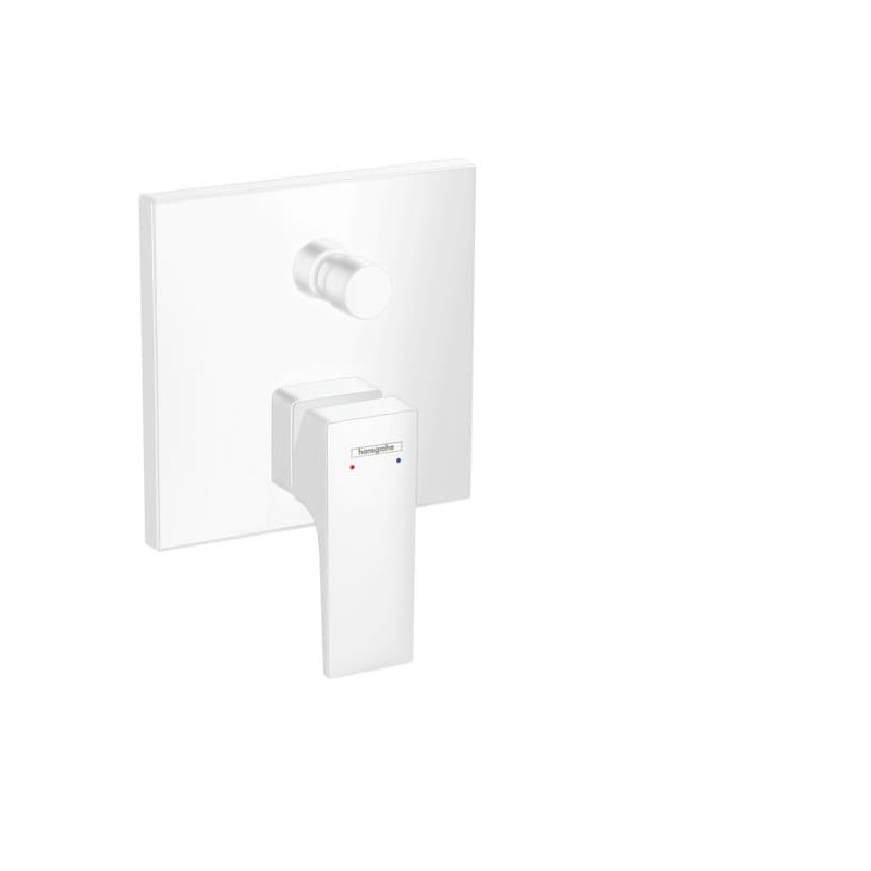 Sprchová a vanová baterie Hansgrohe Metropol bez podomítkového tělesa matná bílá 32545700