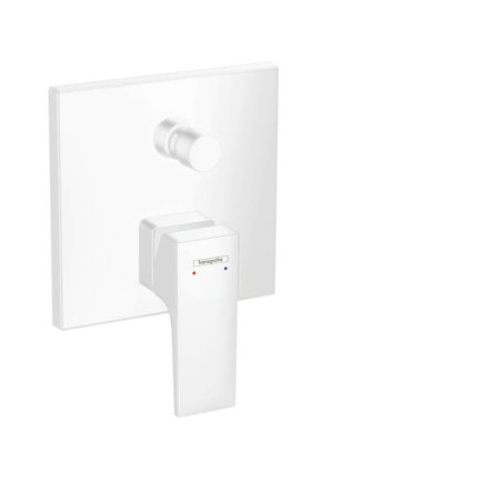 Sprchová a vanová baterie Hansgrohe Metropol bez podomítkového tělesa matná bílá 32545700