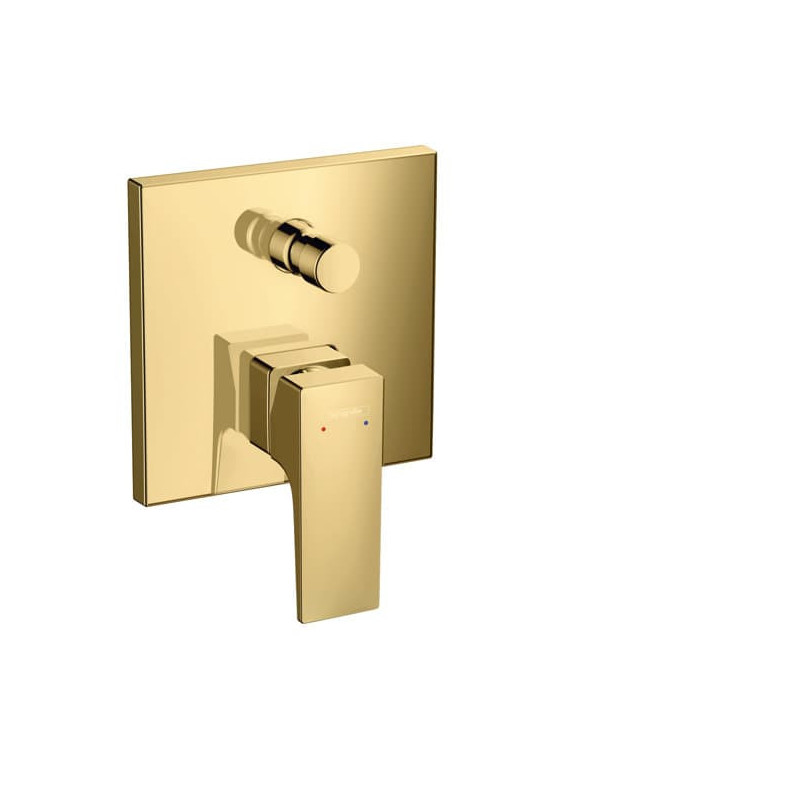Sprchová a vanová baterie Hansgrohe Metropol bez podomítkového tělesa leštěný vzhled zlata 32546990
