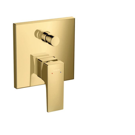 Sprchová a vanová baterie Hansgrohe Metropol bez podomítkového tělesa leštěný vzhled zlata 32546990
