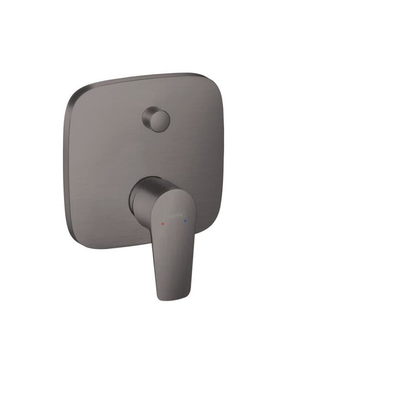 Sprchová a vanová baterie Hansgrohe Talis E bez podomítkového tělesa kartáčovaný černý chrom 71474340
