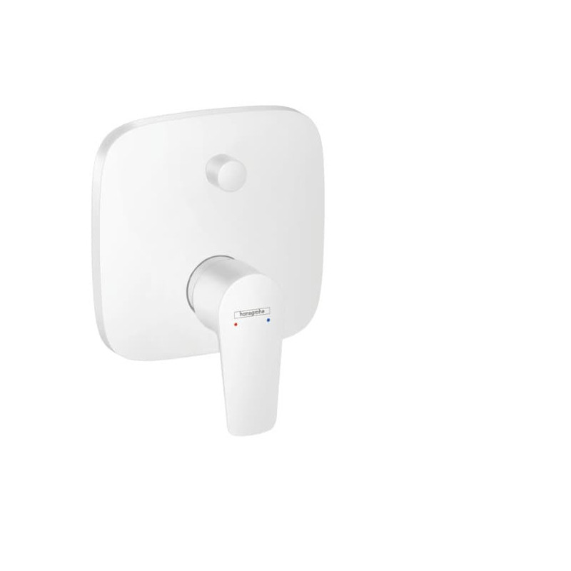 Sprchová a vanová baterie Hansgrohe Talis E bez podomítkového tělesa matná bílá 71474700