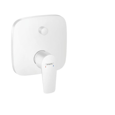 Sprchová a vanová baterie Hansgrohe Talis E bez podomítkového tělesa matná bílá 71474700