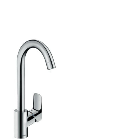 Dřezová baterie Hansgrohe Logis s otočným ramínkem chrom 71861000