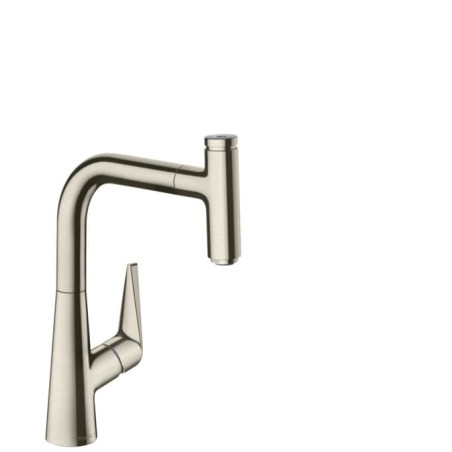 Dřezová baterie Hansgrohe Talis s vytahovací sprškou vzhled nerezu 73852800