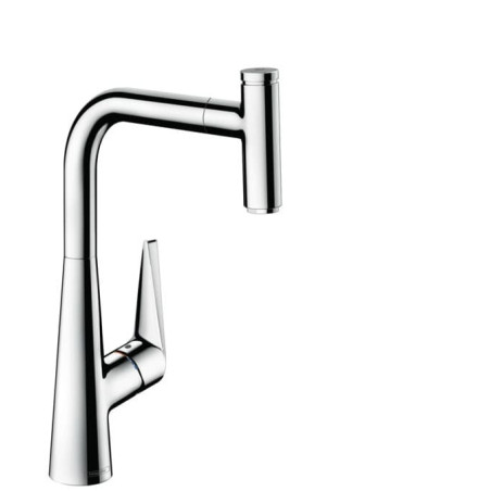Dřezová baterie Hansgrohe Talis s vytahovací sprškou chrom 73853000