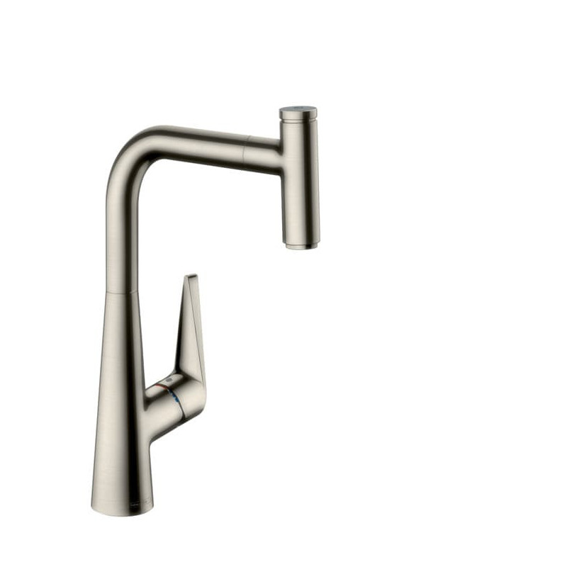 Dřezová baterie Hansgrohe Talis s vytahovací sprškou vzhled nerezu 73853800